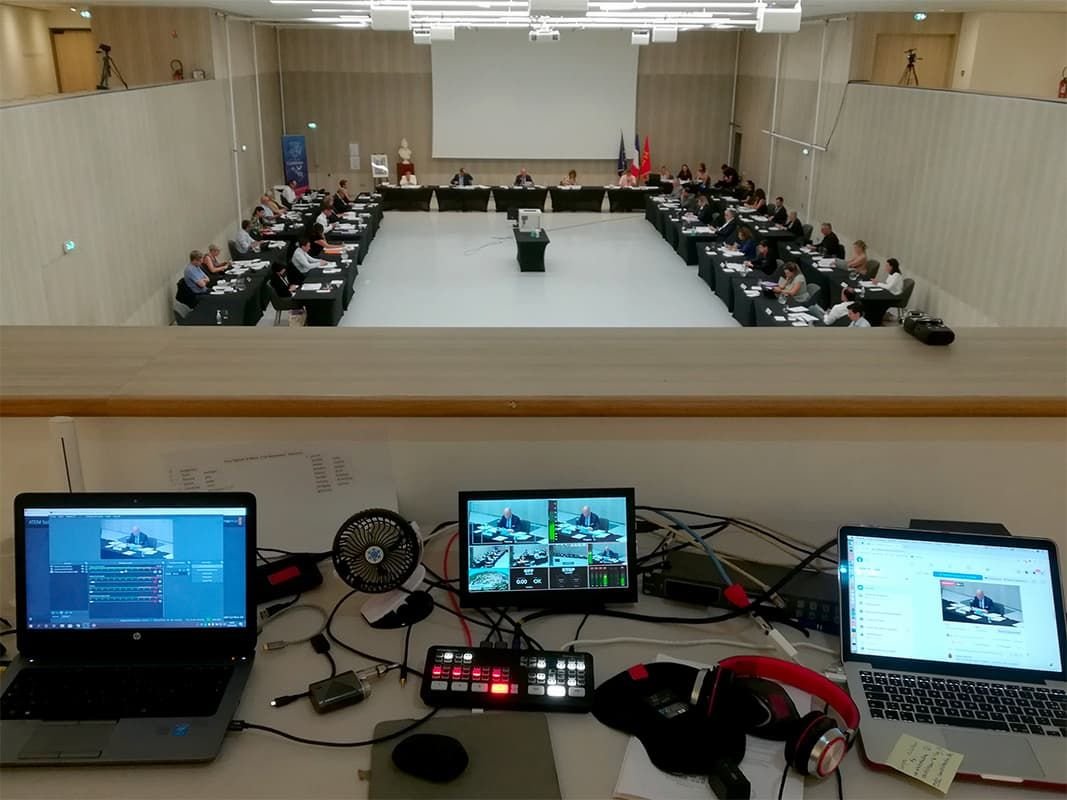 Captation photo d'une séance de conseil municipal en mairie