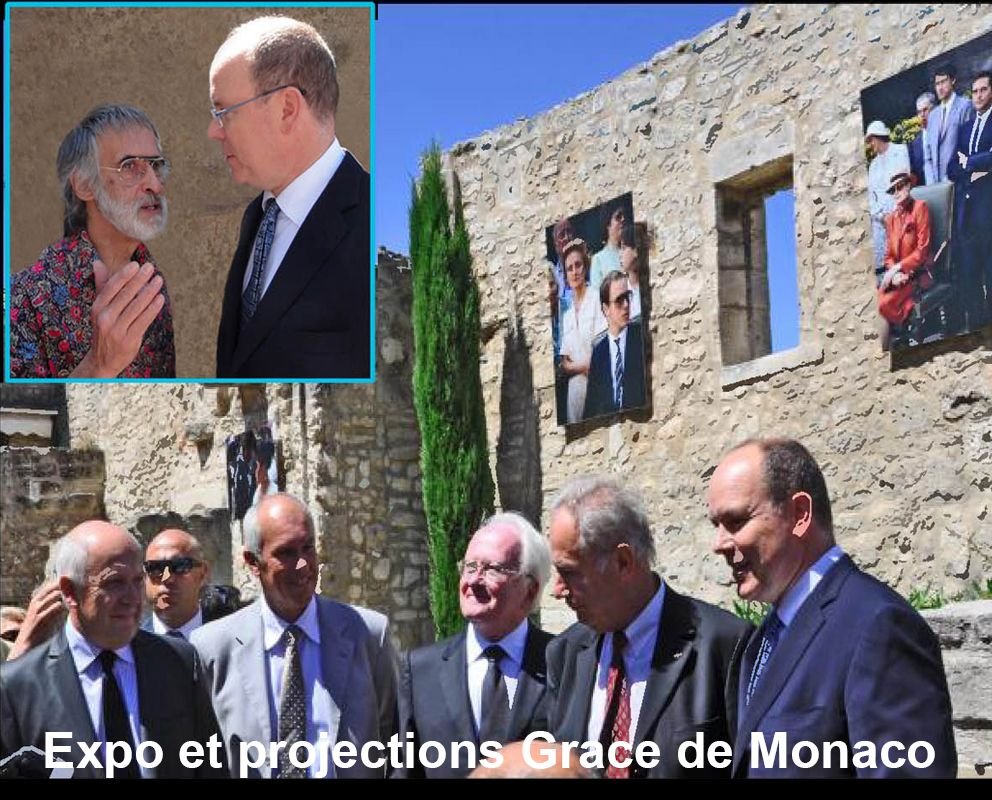 Vincent Bertomeu lors d'une captation patrimoniale en présence du Prince Albert de Monaco