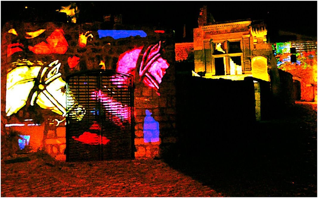 Création audiovisuelle patrimoniale Lux Tenebra aux Baux-de-Provence